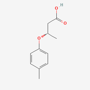 molecular formula C11H14O3 B13087621 (S)-3-(P-Tolyloxy)butanoic acid 