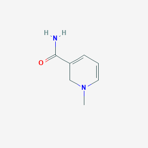 molecular formula C7H10N2O B13087625 1-Methyl-1,2-dihydropyridine-3-carboxamide 