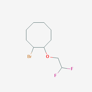 1-Bromo-2-(2,2-difluoroethoxy)cyclooctane