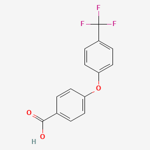 molecular formula C14H9F3O3 B1308767 4-(4-(Trifluoromethyl)phenoxy)benzoic acid CAS No. 78161-82-7