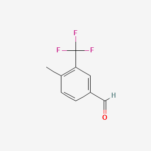 molecular formula C9H7F3O B1308768 4-Methyl-3-(trifluoromethyl)benzaldehyde CAS No. 93249-45-7