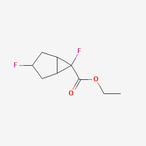 Ethyl 3,6-difluorobicyclo[3.1.0]hexane-6-carboxylate