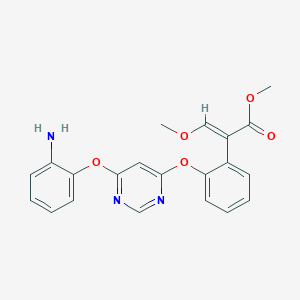 (E)-Methyl 2-(2-((6-(2-aminophenoxy)pyrimidin-4-yl)oxy)phenyl)-3-methoxyacrylate