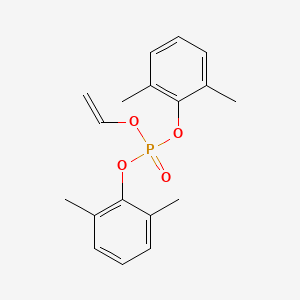 molecular formula C18H21O4P B13087751 Bis(2,6-dimethylphenyl) vinyl phosphate CAS No. 869058-03-7