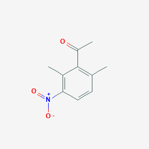 molecular formula C10H11NO3 B13087770 1-(2,6-Dimethyl-3-nitrophenyl)ethanone 