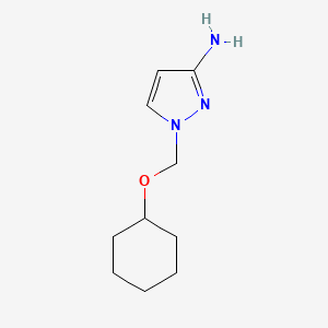 1-[(Cyclohexyloxy)methyl]-1H-pyrazol-3-amine