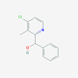 (4-Chloro-3-methylpyridin-2-yl)(phenyl)methanol