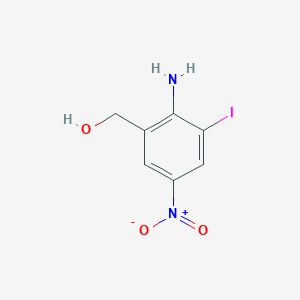 (2-Amino-3-iodo-5-nitrophenyl)methanol