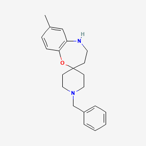 1'-Benzyl-7-methyl-4,5-dihydro-3H-spiro[benzo[B][1,4]oxazepine-2,4'-piperidine]