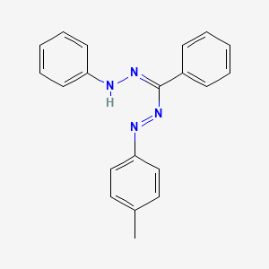 molecular formula C20H18N4 B13087825 p-Tolyltetrazolium Red Formazan 