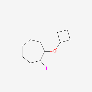 1-Cyclobutoxy-2-iodocycloheptane