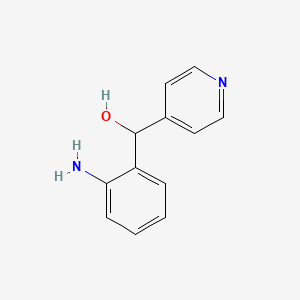 molecular formula C12H12N2O B13087840 (2-Aminophenyl)(pyridin-4-yl)methanol CAS No. 115177-60-1