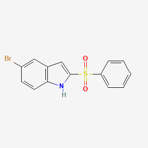 5-Bromo-2-(phenylsulfonyl)-1H-indole