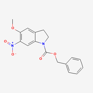 Benzyl 5-methoxy-6-nitroindoline-1-carboxylate