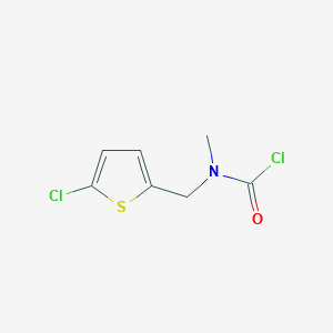 N-[(5-Chlorothiophen-2-YL)methyl]-N-methylcarbamoyl chloride