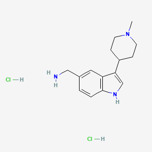 (3-(1-Methylpiperidin-4-yl)-1H-indol-5-yl)methanamine dihydrochloride