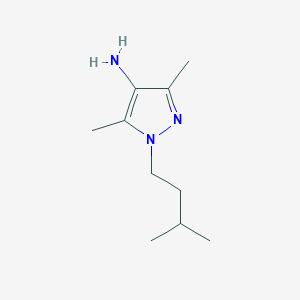 3,5-dimethyl-1-(3-methylbutyl)-1H-pyrazol-4-amine