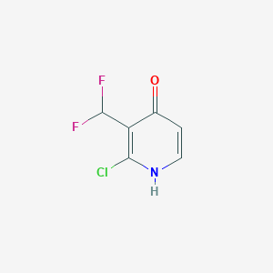 2-Chloro-3-(difluoromethyl)pyridin-4-ol