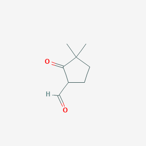 3,3-Dimethyl-2-oxocyclopentane-1-carbaldehyde