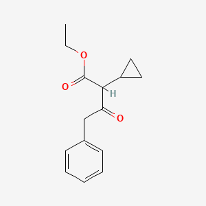 Ethyl 2-cyclopropyl-3-oxo-4-phenylbutanoate