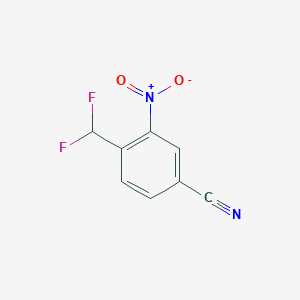 4-(Difluoromethyl)-3-nitrobenzonitrile