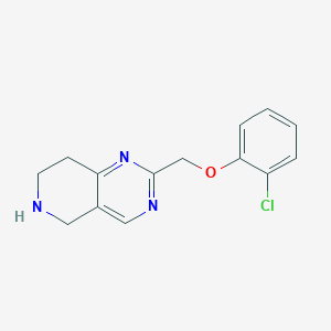 2-((2-Chlorophenoxy)methyl)-5,6,7,8-tetrahydropyrido[4,3-d]pyrimidine