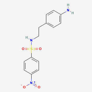 N-[2-(4-Aminophenyl)ethyl]-4-nitrobenzene-1-sulfonamide