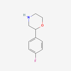 molecular formula C10H12FNO B1308817 2-(4-Fluorophenyl)morpholine CAS No. 62243-70-3