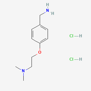 2-(4-(Aminomethyl)phenoxy)-N,N-dimethylethanamine dihydrochloride