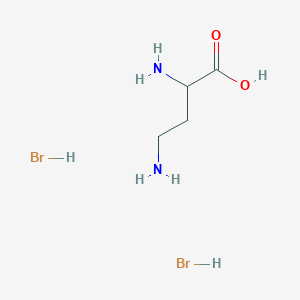 molecular formula C4H12Br2N2O2 B13088201 2,4-Diaminobutanoic acid dihydrobromide 