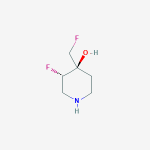 Cis-3-fluoro-4-(fluoromethyl)piperidin-4-ol