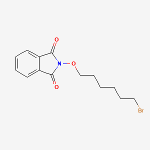 molecular formula C14H16BrNO3 B1308823 2-[(6-bromohexyl)oxy]-1H-isoindole-1,3(2H)-dione CAS No. 92296-02-1