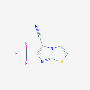 6-(Trifluoromethyl)imidazo[2,1-b]thiazole-5-carbonitrile