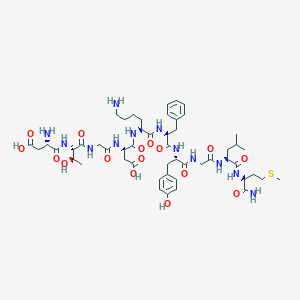 molecular formula C51H76N12O16S B130883 唾液激肽素 II CAS No. 152923-42-7