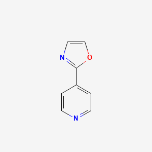 molecular formula C8H6N2O B1308830 2-(吡啶-4-基)噁唑 CAS No. 5998-92-5