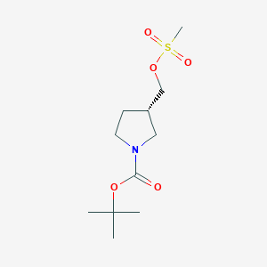 (S)-tert-Butyl 3-(((methylsulfonyl)oxy)methyl)pyrrolidine-1-carboxylate