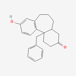 11B-Benzyl-9-hydroxy-4,4A,5,6,7,11B-hexahydro-1H-dibenzo[A,C][7]annulen-3(2H)-one