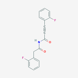 3-(2-Fluorophenyl)-N-(2-(2-fluorophenyl)acetyl)propiolamide