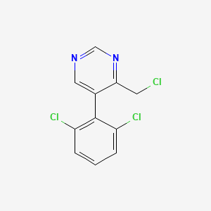 4-(Chloromethyl)-5-(2,6-dichlorophenyl)pyrimidine