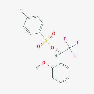 2,2,2-Trifluoro-1-(2-methoxyphenyl)ethyl 4-methylbenzenesulfonate