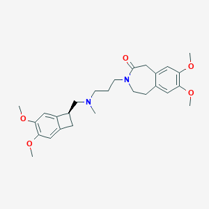 molecular formula C27H36N2O5 B130884 Ivabradine CAS No. 155974-00-8