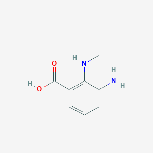 3-Amino-2-(ethylamino)benzoic acid