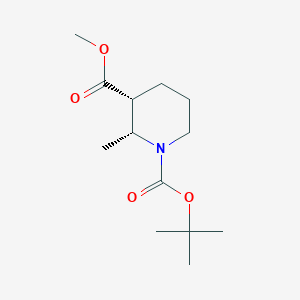 (2R,3R)-1-tert-Butyl 3-methyl 2-methylpiperidine-1,3-dicarboxylate