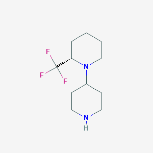 (S)-1-(Piperidin-4-yl)-2-(trifluoromethyl)-piperidine