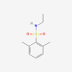 molecular formula C10H15NO2S B13088451 N-Ethyl-2,6-dimethylbenzene-1-sulfonamide 