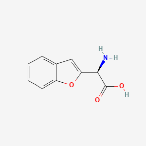 (R)-2-Amino-2-(benzofuran-2-YL)acetic acid