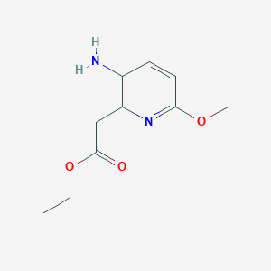 Ethyl 2-(3-amino-6-methoxypyridin-2-yl)acetate