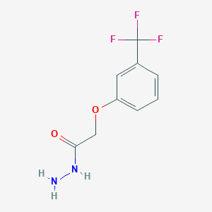 B1308849 2-[3-(Trifluoromethyl)phenoxy]acetohydrazide CAS No. 307557-56-8