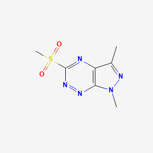 1,3-Dimethyl-5-(methylsulfonyl)-1H-pyrazolo[4,3-e][1,2,4]triazine