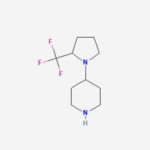 4-[2-(Trifluoromethyl)-1-pyrrolidinyl]-piperidine